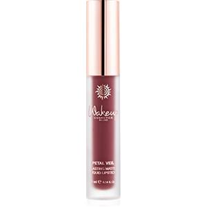 WAKE UP COSMETIC MILANO Wakeup Cosmetics - Petal Veil Liquid Lipstick, Rossetto opaco a lunga tenuta, effetto no-transfer, Colore Berry Red