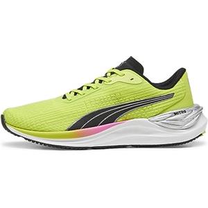 PUMA Electrify Nitro 3 Wns, Scarpe da Running Donna, Lime Pow Puma Black Poison Pink, 42.5 EU