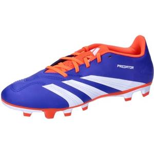 adidas Predator Club Football Boots Flexible Ground, Scarpe da Calcio Unisex-Adulto, Lucid Blue/Cloud White/Solar Red, 44 EU