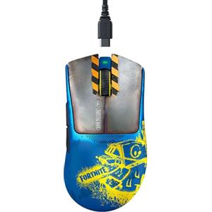 Razer DeathAdder V3 Pro Fortnite Edition - Mouse da gioco wireless Esports - Sensore ottico Focus Pro 30K DPI (63g leggero, forma ergonomica, interruttori mouse Gen-3 HyperSpeed Wireless) Fortnite