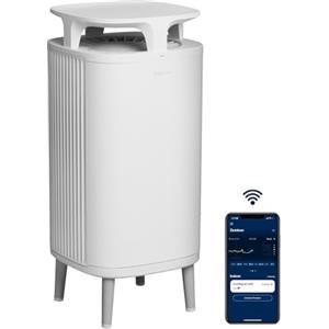 Blueair DustMagnet 5210i HEPA, Purificatore d'aria doppia filtrazione combatte odori e allergeni, Depuratore d'aria fino a 48m ², Air purifier rimuove fino al 99,99% dei comuni allergeni