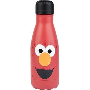 Grupo Erik: Bottiglia termica Sesame Street Elmo | Borraccia termica 260 ml, doppia parete in acciaio inox, chiusura ermetica, BPA free, Sesame Street Cookie Monster