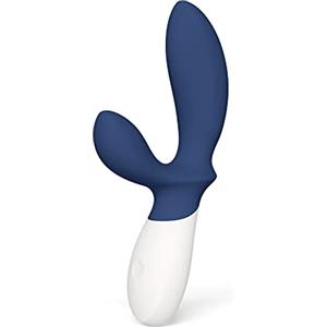 LELO LOKI Wave 2 Massaggiatore Prostatico Prostata Vibratore Uomo con 12 Impostazioni e Design Impermeabile, Base Blue