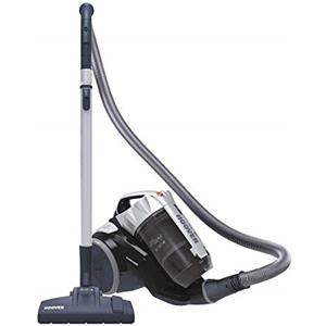 Hoover Khross KS31PAR 011 Aspirapolvere a Traino, Senza Sacco, Multi Ciclonico, Spazzola Parquet, Filtro Hepa, 550W, 1.8 Litri, Nero