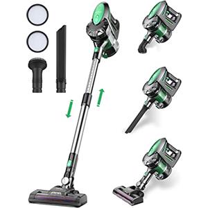 Vactidy Aspirapolvere Senza Fili V8,25KPa Scopa Elettrica Senza Fili Potente 4 in 1, Aspirapolvere Portatile Ultra-leggero, Autonomia 35 Min con Batteria Rimovibile