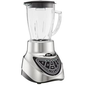 Oster Aliado Frullatore, 900 W, 3 Velocità + Funzioni programmate, Lama 6 Punte Acciaio Inox, Bicchiere in Vetro Borosilicato da 1.5 L con Dosatore, All Metal Drive, Motore reversibile