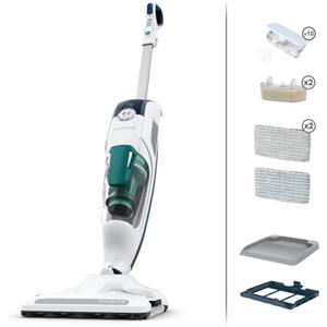 Rowenta RY7757 Clean & Steam Revolution Aspirapolvere a Vapore, Lavapavimenti Multisuperficie, Aspira, Lava e Igienizza Insieme, Elimina Germi e Batteri, Serbatoio Amovibile, Senza Sacco