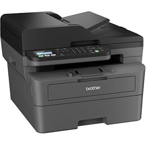 Brother MFCL2835DW Multifunzione Laser Monocromatica 4 in 1(Stampa/Copia/Scan/Fax), 32 ppm,128 Mb, Stampa Fronte/Retro Auto,Display LCD a due righe,Fast Ethernet e WiFi,Inbox Toner da circa 1200 pag