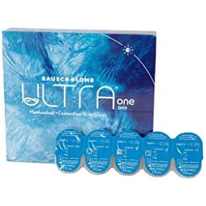 Bausch + Lomb ULTRA ONE DAY Lenti a Contatto Giornaliere, 90 Lenti, BC 8.6 mm, DIA 14.2 mm, -2.25 Diopt