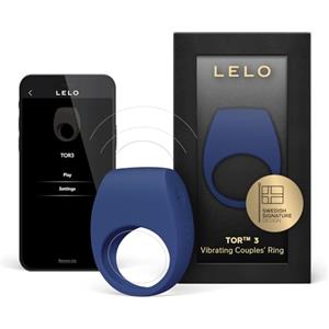 LELO TOR 3 Anello Vibrante, Connesso con l'App con 8 Impostazioni per una Sensazione Migliore, Violet Dusk