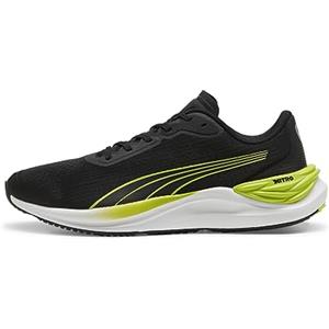 PUMA Electrify Nitro 3, Road Running Shoe Uomo, Black-Lime Pow, 39 EU