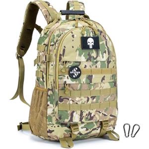 SPAHER 45L Zaino Militare Tattico Molle Assalto Viaggio per Donna Uomo Zaino da Trekking 800D Oxford Impermeabile Zaino da Viaggio per Escursionismo Alpinismo Sport di Viaggio Survival