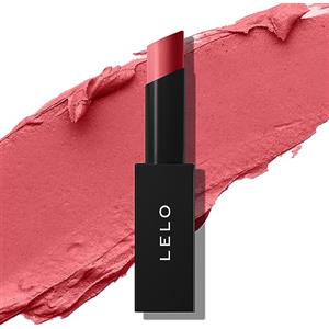 Lelo - Rossetto opaco, extra morbido, idratante (03 REBEL)