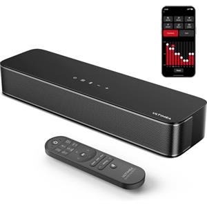 ULTIMEA 2.1ch Soundbar TV con Subwoofer Integrato, Controllo Tramite App, Soundbar PC Tutto-in-Uno per Giochi, Sound Bar Altoparlanti per TV Bluetooth 5.3, OPT/AUX/Montaggio a Muro, Solo B30 Pro