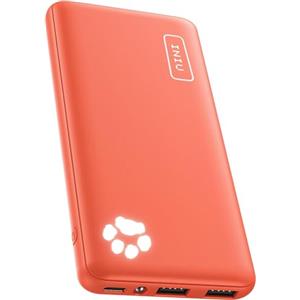 INIU Power Bank, INIU Ultra Sottile & Leggero Powerbank 10000mAh Doppia Uscita 3A ad Alta Velocità, Porta USB C da Esterno Caricatore Portatile di Torcia per iPhone 15 14 13 12 Pro Max X 8 Samsung Huawei