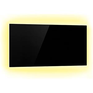 KLARSTEIN Smart Stufa Elettrica Basso Consumo, Termoconvettore a Parete 1000W Termosifone Elettrico, Riscaldamento Elettrico, Pannello Radiante Infrarossi, Lampada Riscaldante, WiFi/App, IP44, No CO2