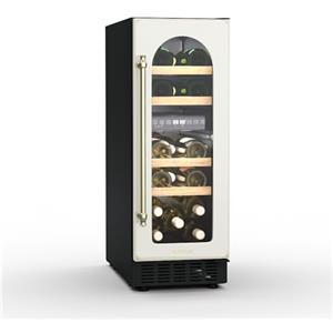 KLARSTEIN Vinovilla Victoria 17 Cantinetta Vino - 17 Bottiglie, Doppia Temperatura, 5-22°C, Porta in Vetro, Illuminazione LED, Silenziosa, Freestanding