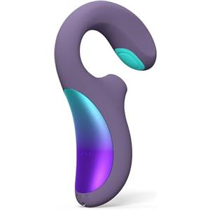 LELO ENIGMA Double Sonic Massaggiatore Femminile a Tripla Stimolazione, Vibratore Rabbit per Donna con App Bluetooth, Rabbit per Donna 8 Modalità di Piacere e 2 Modalità Extra, Vibratore Doppio Purple