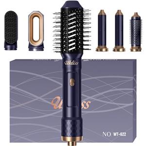 UKLISS Hair Styler 6 in 1 Air Styler, Spazzola Soffiante, Asciugacapelli, Ferro Arricciacapelli, Spazzola Lisciante, Spazzola ad Aria Calda, per Asciugare, Lisciare, Arricciare e dare Volume