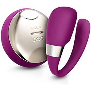 LELO TIANI 3 Sex Toys Donna, Stimolatore Clitorideo Femminile a Forma di U, Telecomandato per un Piacere Senza mani, Massaggiatore per Coppie, Vibratore Donna con Comando a Distanza, Deep Rose