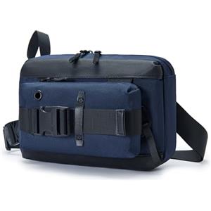 SPAHER Borsa a Tracolla da Uomo,Piccola Borsa a Tracolla da Uomo,Borsa a Tracolla Impermeabile,Zaino per Lavoro,Sport All'Aperto,Escursionismo,Campeggio,Viaggi,Blu