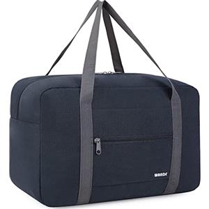 WANDF Borsa da bagaglio a mano per borsa da viaggio in aereo piccolo bagaglio a mano pieghevole Ryanair 40x20x25cm borsa sportiva borsa da ospedale borsa da weekend da WANDF (Blu Scuro 20L)