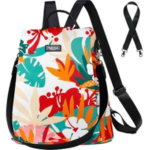 Fmeida Zaino Donna Antifurto Moda Borsa Donna con Tracolla Borse Zainetto da Viaggio Impermeabile