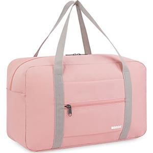 WANDF Borsa da bagaglio a mano per borsa da viaggio in aereo piccolo bagaglio a mano pieghevole Ryanair 40x20x25cm borsa sportiva borsa da ospedale borsa da weekend da WANDF (Rosa 20L)