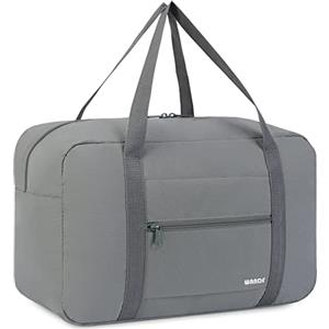 WANDF Borsa da bagaglio a mano per borsa da viaggio in aereo piccolo bagaglio a mano pieghevole Ryanair 40x20x25cm borsa sportiva borsa da ospedale borsa da weekend da WANDF (Grigio 20L)