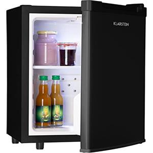 KLARSTEIN Mini Frigo Bar Portatile da Camera, Frigorifero Piccolo da Ufficio, Defrost Manuale, Ripiani Rimovibili, per Campeggio e Skin Care 5-15°C, 30L