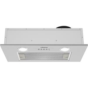 CIARRA AWS5913A Cappa da cucina integrata 52 cm in acciaio inox - 300 m³/h- Evacuazione - 3 Velocità - Illuminazione LED -cappa cucina incasso