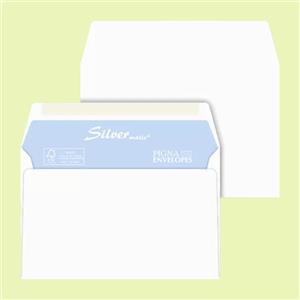 Pigna Buste Silver Matic Gommate 11,4x16,2 cm 80 gr Senza Finestra - Conf. 25 Pezzi