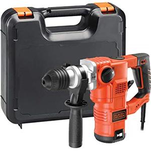 BLACK+DECKER Martello Tassellatore e Scalpellatore con Accessori in Valigetta