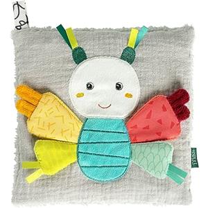 Fehn cuscino di ciliegio a farfalla cuscino lenitivo per bambini con un simpatico aspetto di peluche a farfalla borsa calda/fredda per il relax di neonati e bambini da 0+ mesi