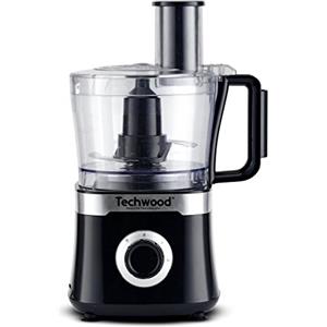 Techwood Robot Multifunzione TRO-6856 800 W, Nero, Acciaio Inossidabile, 2 velocità, Multicolore