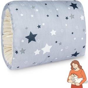 Aolso Cozy Culla, cuscino per allattamento al seno, cuscino per allattamento al seno, cuscino per allattamento al seno per bambini, cuscino di supporto per la testa per allattamento al seno-Stella