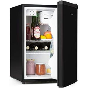 Klarstein Mini Frigo, Frigo Portatile, Frigorifero Piccolo da Ufficio, Mini Frigo da Camera con Vassoio Raccogligocce e Sbrinatore Manuale, Frigorifero da Campeggio, Mini Frigo Bar, 0-10°C, 65L