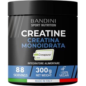 Bandini® Creatina CREAPURE® Monoidrata in Polvere Pura - Integratore per Allenamento, Sport, Palestra e Pre Workout - Include Dosatore - 100% Vegan - A base di Creatine Monoidrato per ATP e recupero