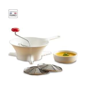 Moulinex K10120 Passaverdure in Plastica, per Passare Zuppe, Purè e Composte, 24 cm, Lavabile in Lavastoviglie, Pratico e Antiscivolo