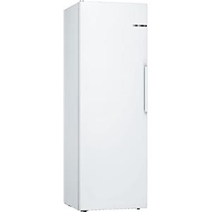 Bosch KSV33VWEP Serie 4, Frigorifero monoporta da libera installazione, ripiano estraibile per gli alimenti riposti in fondo, Luce LED, Funzione raffreddamento intensivo, Bianco, 176 x 60 cm