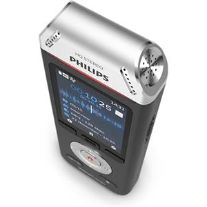 Philips DVT2110 registratore audio, registrazione stereo MP3 e PCM, 8 GB