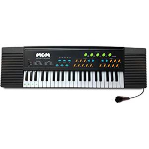 WS - Sintetizzatore - 37 tasti - Iniziazione - 610609 - 63 cm - Nero - Ideale per principianti - Musica - Strumento - IZZY - Pianoforte - Musicista amatoriale - Cavo USB incluso - Microfono