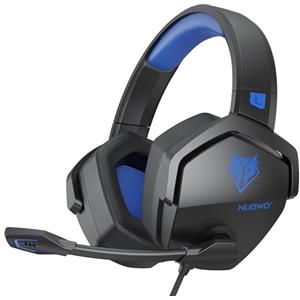 NUBWO Cuffie Gaming per PS4, PS5, PC, Xboxone, Cuffie con Microfono Over-Ear con Cancellazione del Rumore per Computer Portatili NS Games - Blue