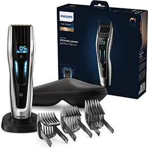 Philips Hair Clipper Serie 9000 Regolacapelli con Interfaccia Digital Swipe (Modello HC9450/20)