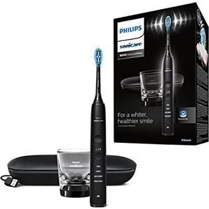 Philips HX9911/09 Spazzolino Elettrico Sonico Philips Sonicare Diamondclean 9000, Ideale per Una Pulizia Profonda, con Custodia da Viaggio USB e Bicchiere di Ricarica, Hx9911/09