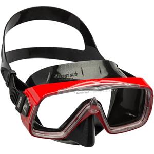 Cressi Sirena Mask SIL Black/Frame Red