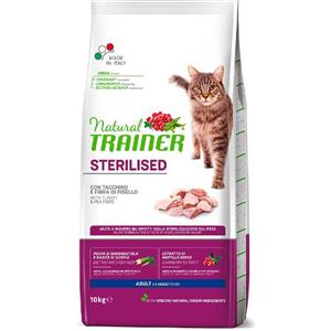 Trainer Natural Trainer - Sterilised Adult con Tacchino da 10 Kg