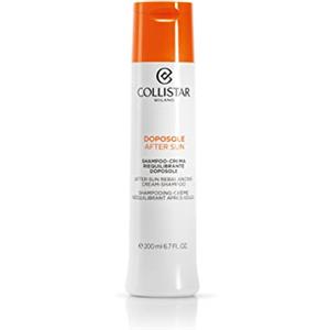 Collistar Shampoo-Crema Riequilibrante Doposole, Elimina Ogni Traccia di Sale, Sabbia e Cloro, Lascia i Capelli Morbidi e Idratati, 200 ml