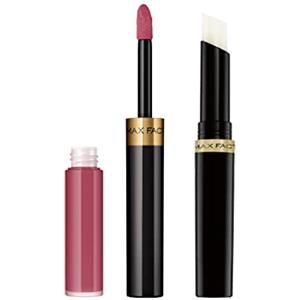 Max Factor Lipfinity Lip Colour Rossetto a Lunga Durata 2 in 1 con Finish Lucido, Rossetto Liquido e Balsamo Idratante per Labbra Morbide e Lucenti - 055 Sweet, 2,3 ml + 1,9 g