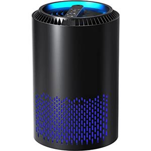 CONOPU Purificatore D'aria, Air Purifier Portable, Purificatore Aria Portatile Elimina Odori, Air Purifier Timer, per Camera Da Letto, Bagno, Soggiorno, Seminterrato, Nero.